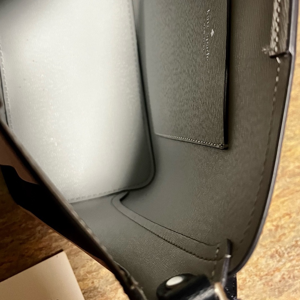 NWOT Spade ♠️ bucket bag striped navy blue and white - Picture 11 of 16